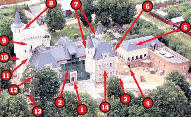 Замъкът на Максим Галкин и Алла Пугачова